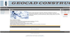 Desktop Screenshot of geocadconstruct.ro